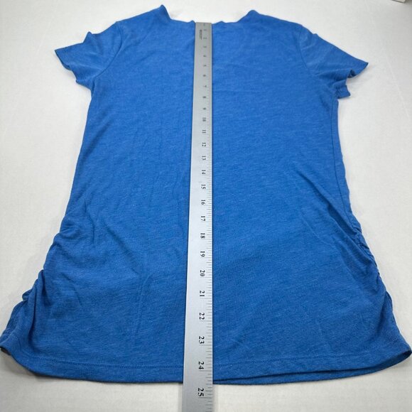 Athletic Works Women's Size Medium 8-10 T-Shirt V Neck Blue Preowned - Picture 9 of 10